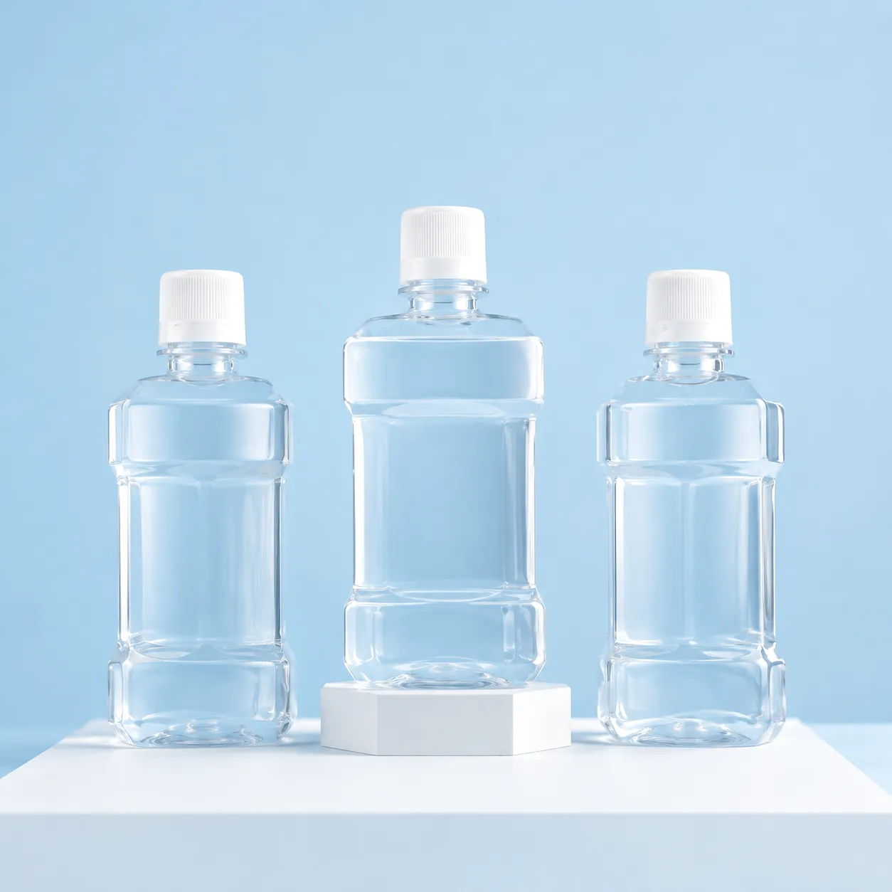 IBM machine producing mouthwash bottles for oral care industry