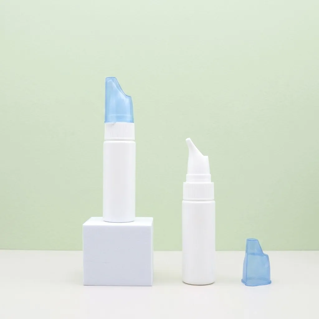 IBM machine producing ophthalmic eye-drop bottles